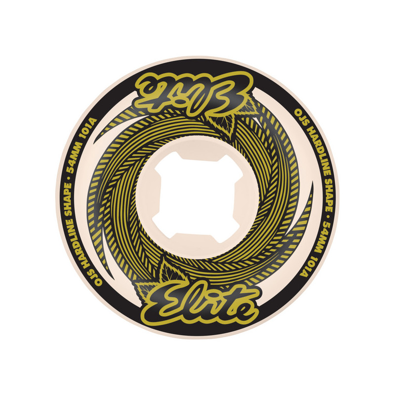 Ruedas OJ 53mm Elite White Gold Hardline 101a - Imagen 165671