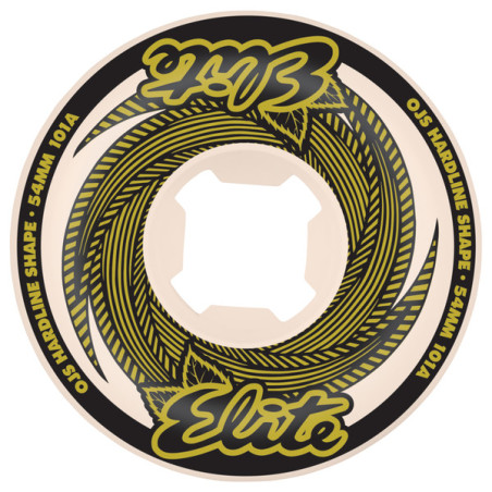 Ruedas OJ 53mm Elite White Gold Hardline 101a