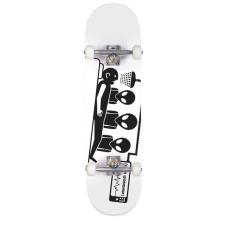 Complete skateboard Alien Workshop 7.75 Abduction White