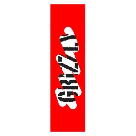Grip de skate Grizzly Stay Ripping Red 9 X 33