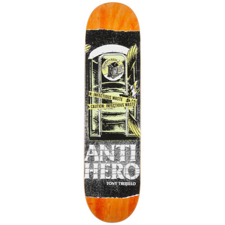 Skateboard Deck Anti-Hero Infectious Waste Trujillo Yellow 8.06 X 31.8