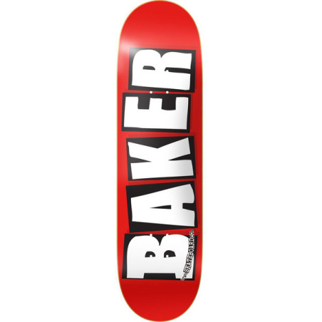 Tabla de skate Baker Brand Logo White 7.3 X 29.5