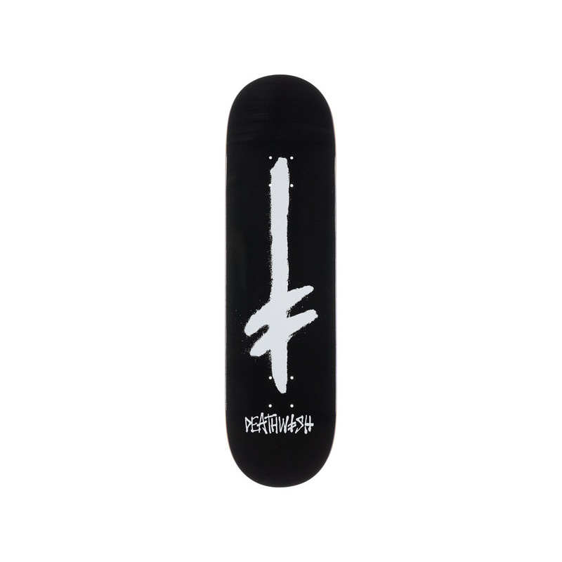 Tabla de skate Deathwish Gang Spray Black White 8.5 X 32 Wb 14.5 - Imagen 166870