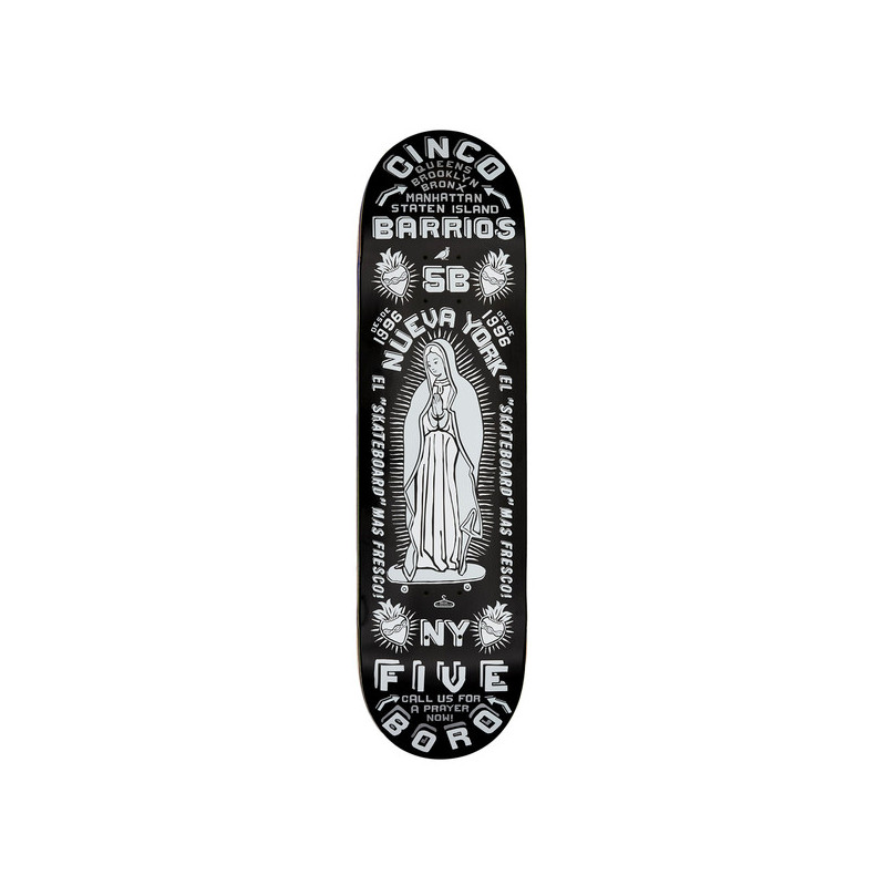 Tabla de skate 5Boro Cinco Barrios Black 8.75 - Imagen 166888