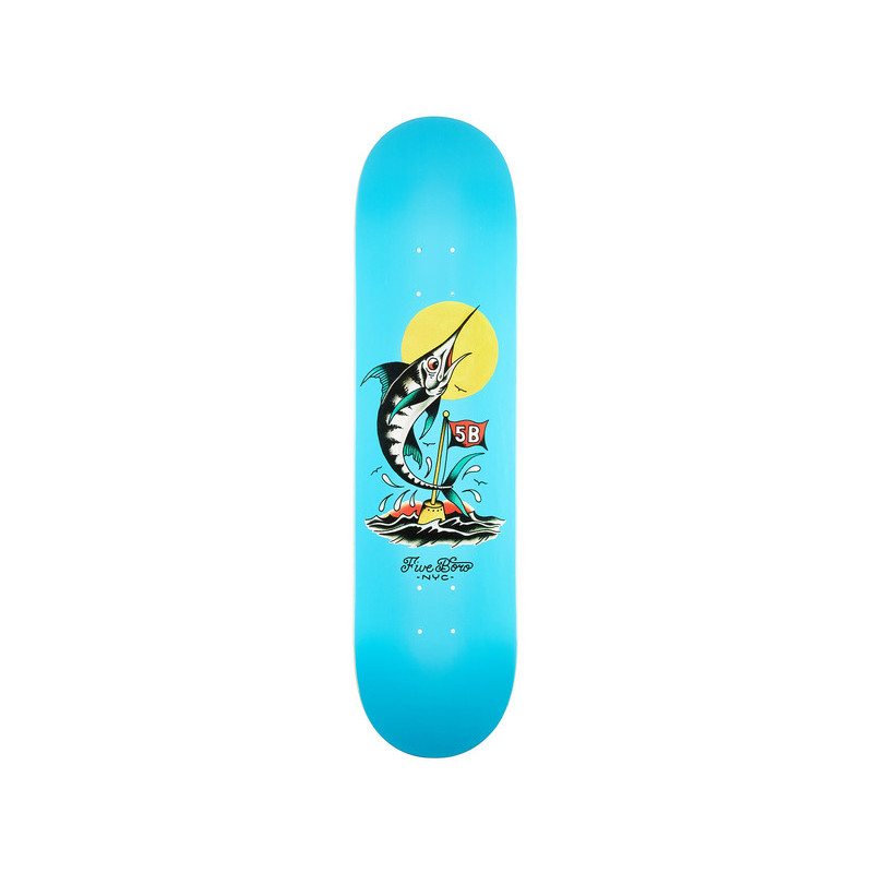 Tabla de skate 5Boro Fish Series Manhattan Marlin 8.0 X 32 - Imagen 166895