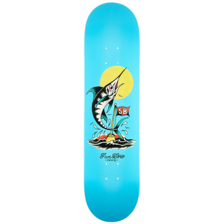 Tabla de skate 5Boro Fish Series Manhattan Marlin 8.0 X 32