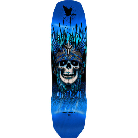 Tabla de skate Powell Peralta Andy Anderson Heron Blue Foil 8.45 X 31.8