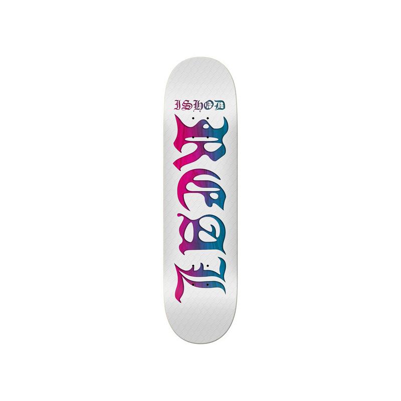 Tabla de skate Real Pro Bold Ishod White 8.38 X 32.25 - Imagen 167009
