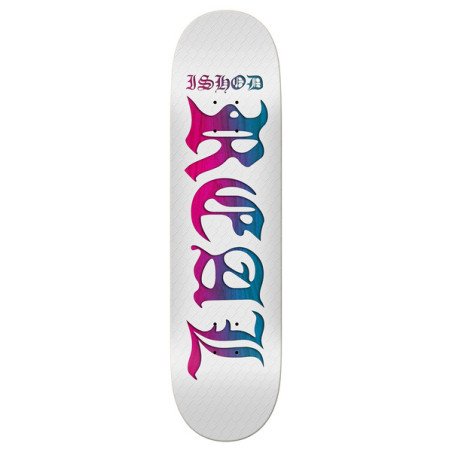 Tabla de skate Real Pro Bold Ishod White 8.38 X 32.25