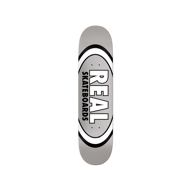 Tabla de skate Real Team Classic Oval 7.75 X 29.5 True Mid Silver - Imagen 167012