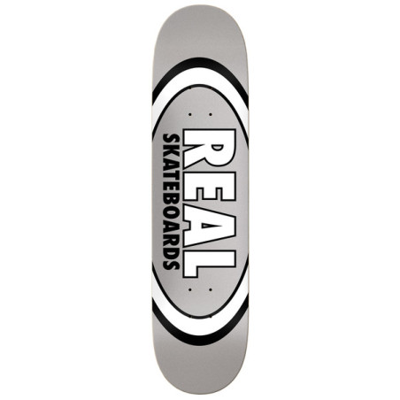 Tabla de skate Real Team Classic Oval 7.75 X 29.5 True Mid Silver