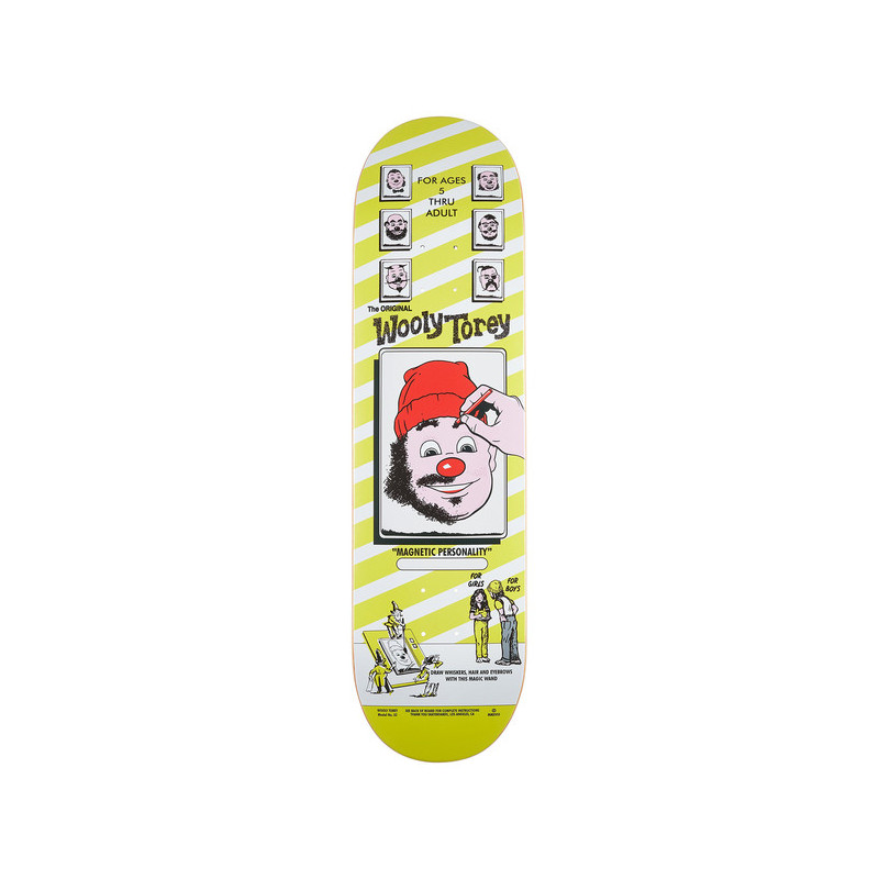 Skateboard bord Thank You Torey Pudwill Wooly 8.25 Yellow - Beeld 167081