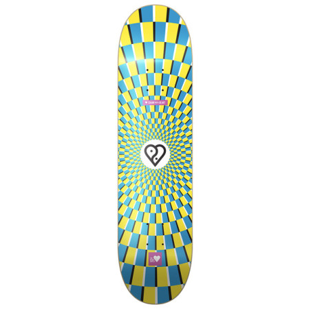 Tabla de skate The Heart Supply Illusion Embossed R7 Chris Chann 8.0