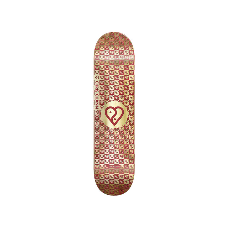 Tabla de skate The Heart Supply Trinity Gold Foil Chris Chann 8.0 - Imagen 167093