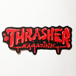 Sticker Thrasher Wet Paint - Red | Independent Skateshop
