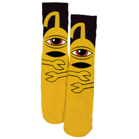 Socks Toy Machine Sect Hug Yellow