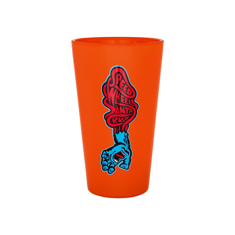 Accessoire OJ Speed Wheels Screaming Hand Pint Glass Orange - Image 167233