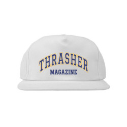 Cap Thrasher Dropout Snapback White | Independent Skateshop
