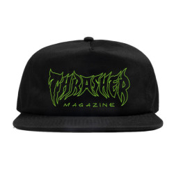 Cap Thrasher Metal Black Snapback | Independent Skateshop