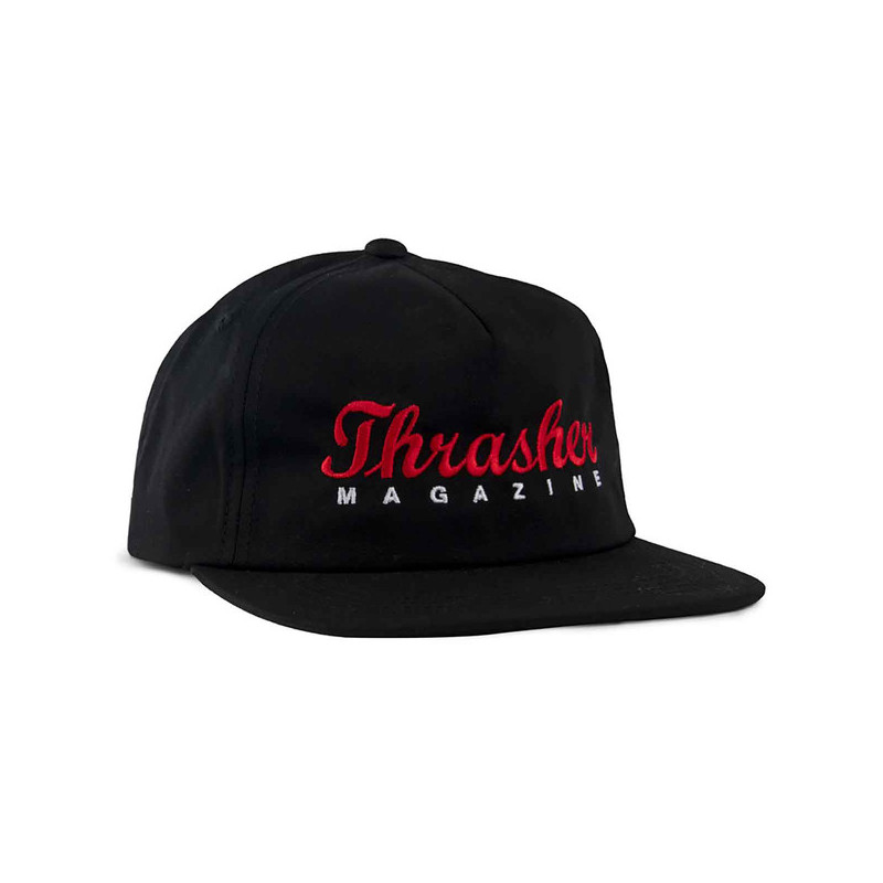 Tapa Thrasher Oval Script Snapback Black - Imagen 167267