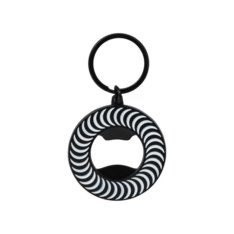 Llaveros Spitfire Keychain Classic Swirl Bottle Opener Black White - Imagen 167276