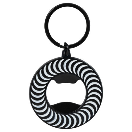 Llaveros Spitfire Keychain Classic Swirl Bottle Opener Black White