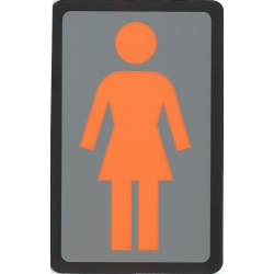 Girl Black / Gray / Orange sticker