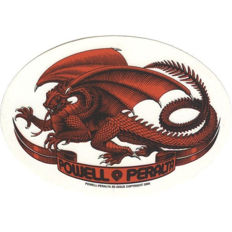 Sticker Powell Peralta Dragon - Red