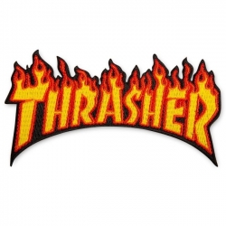 Thrasher Patch Flamme 