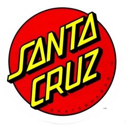 Santa Cruz Sticker Skate Classic Dot - Medium 