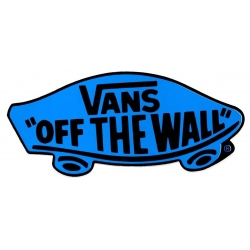 Vans Aufkleber Klassiker von der Wand - Blau 