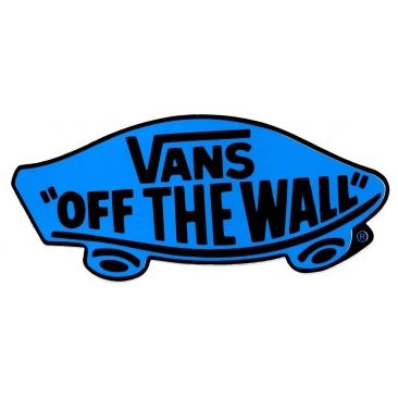 Vans Klassiker von der Wand - Blau Aufkleber
