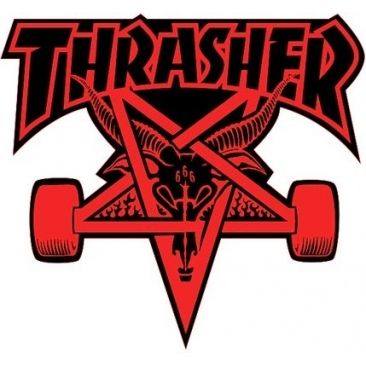 Thrasher Skategoat - Red/Black Sticker