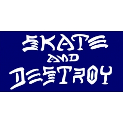Thrasher Skate And Destroy - Blue pegatina