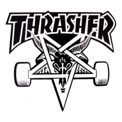 Thrasher Skategoat - White / Black sticker