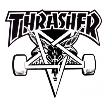 Thrasher Magazine Skate Goat Skateboard Sticker 