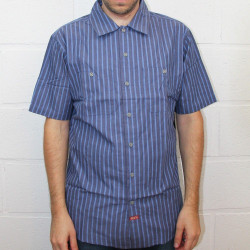 Brixton Blake blauw overhemd