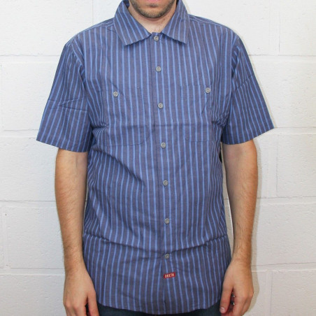 Hemd Brixton Blake blau