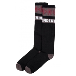 Independent Woven Crosses Sock - Black socks