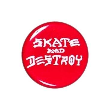 Thrasher Skate And Destroy Button Pins & Badge