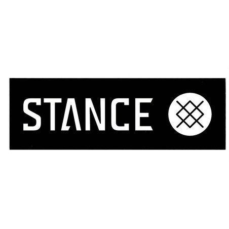 Aufkleber Stance Bar Logo - Schwarz - L.