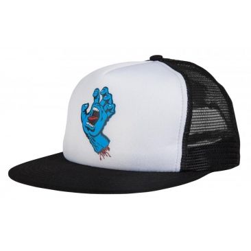 Santa Cruz Classic Hand Mesh - White/Black Casquette
