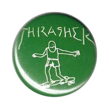 Thrasher Gonz Button Pins & Badge