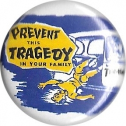 Thrasher Prevent This Tragedy Button pins-badge