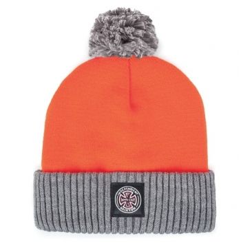 Brixton Brixton X Independent - Craig Pom Beanie - Orange Bonnet