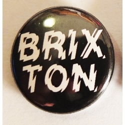 Brixton Pins & Badge Skate Positive Charge - Button - Black 
