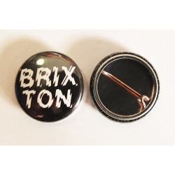 Spelden / Badge Brixton Positieve lading - knop - zwart - Beeld 2