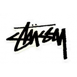 Stussy Original Stock-sticker - Zwart