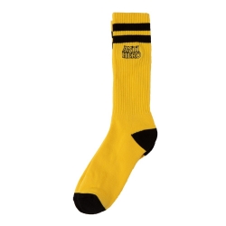 Anti-Hero BLACKHERO OUTLINE - GOLD - BLACK socks