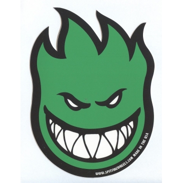 Spitfire Bighead - Green - L Sticker